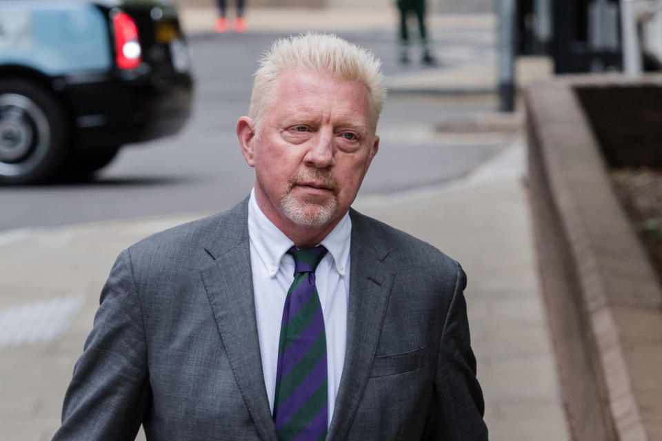 La ex estrella del tenis Boris Becker