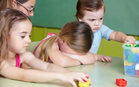 The children reacted much better to an expression than without - Credit: Alamy Stock Photo/Robert Kneschke