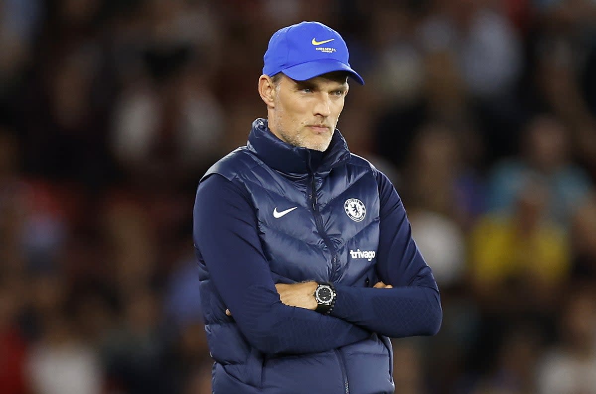 Chelsea manager Thomas Tuchel appears frustrated (Steven Paston/PA) (PA Wire)