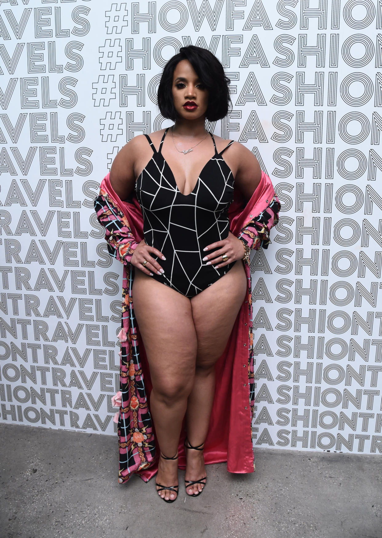 Dascha Polanco didn't care that there wasn't a pool. (Photo: Getty Images)
