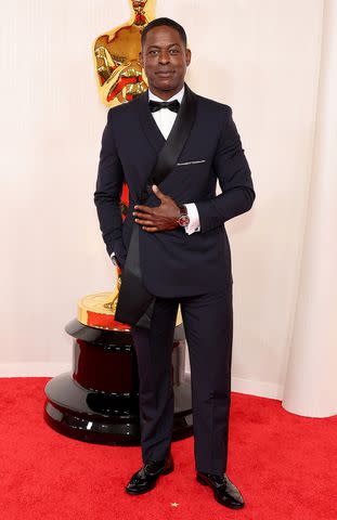 <p>Mike Coppola/Getty</p> Sterling K. Brown