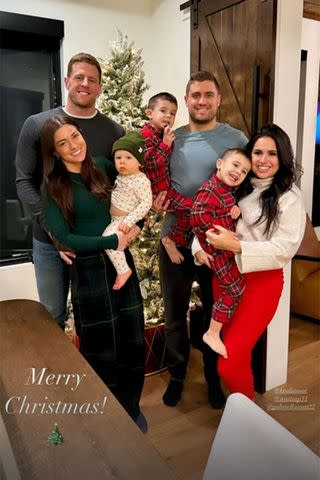 <p>JJ Watt/instagram</p> Watt family Christmas