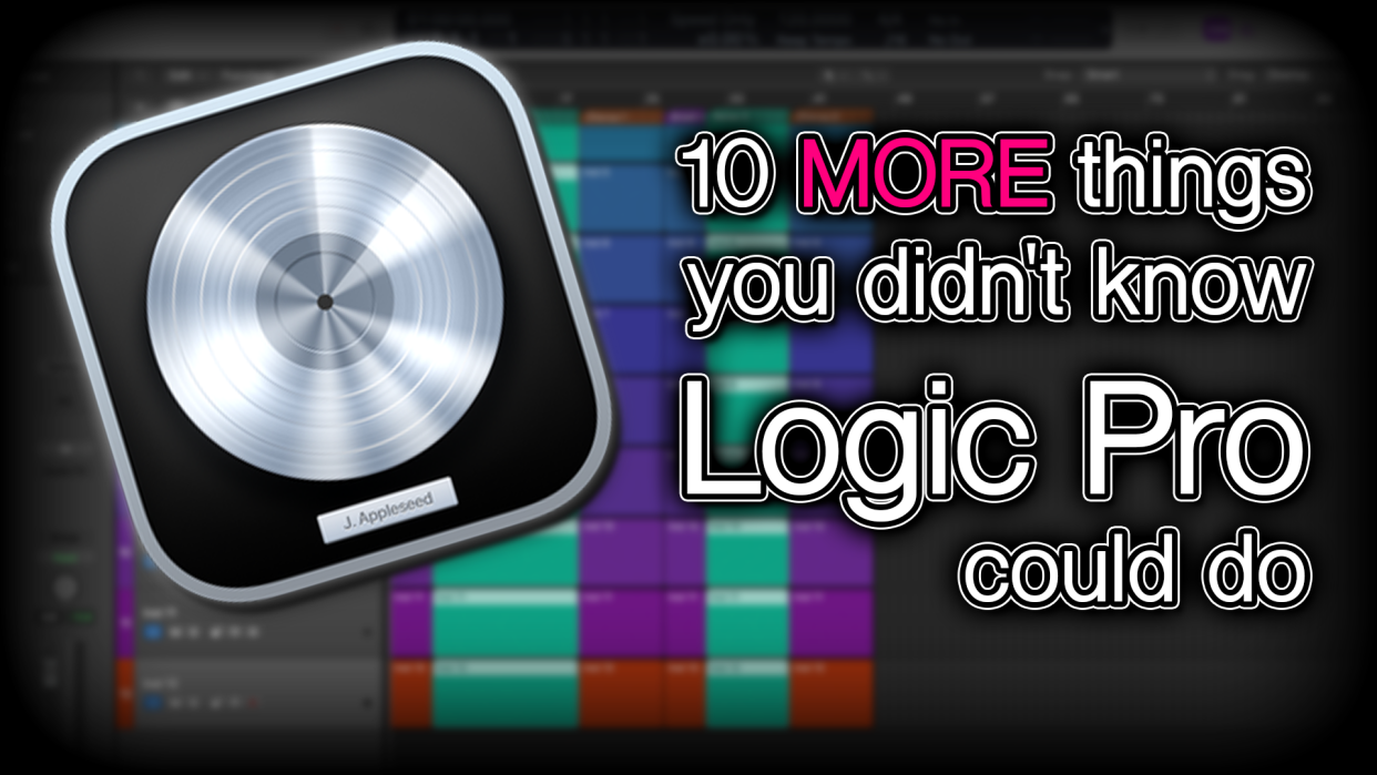  Apple logic pro. 