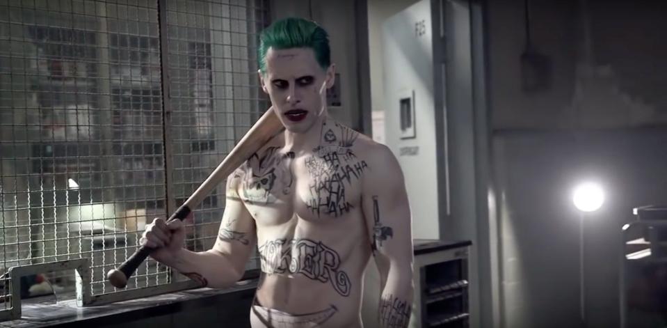 jared leto joker baseball bat