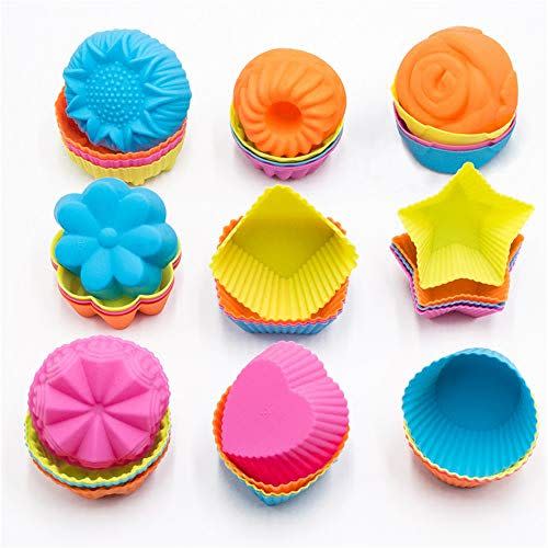 36) Silicone Cupcake Liners