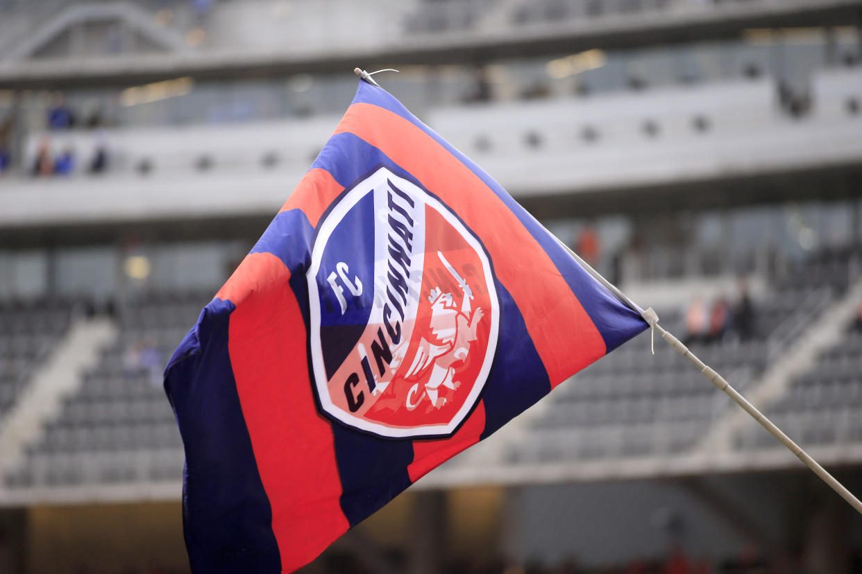 Construction of FC Cincinnati's stadium was halted after "racist incidents" from two subcontractors. (Photo by Justin Casterline/Getty Images)