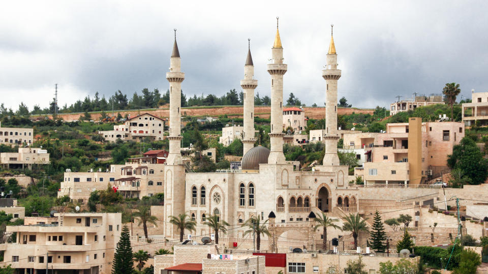 A mosque in the Israeli village of Abu Ghosh.