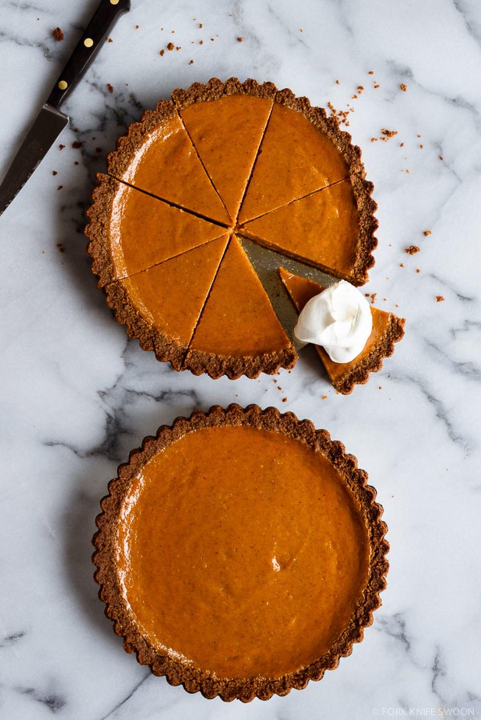 Gingersnap Pumpkin Pie