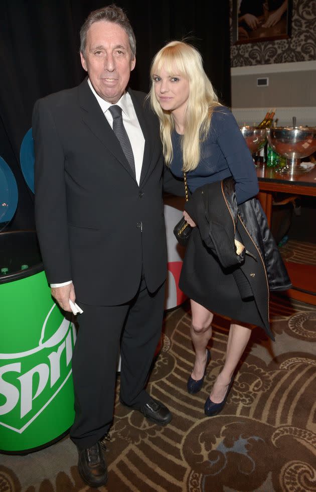 Anna Faris with Ivan Reitman in 2014 at CinemaCon in Las Vegas. (Photo: Charley Gallay via Getty Images)