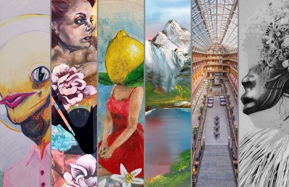Patina Arts Centre will be showing an exhibit of its residents artists during January's First Friday this week in downtown Canton.