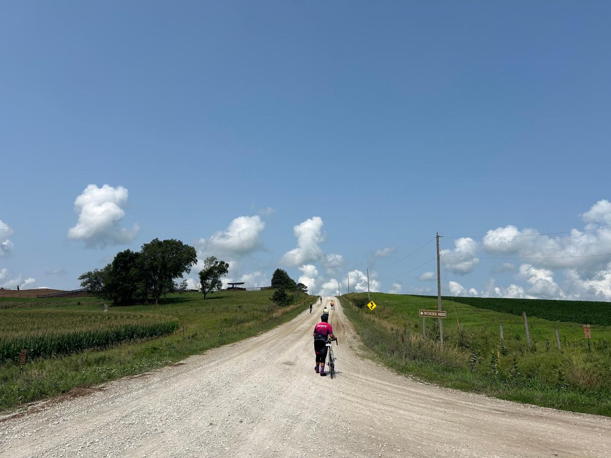 Built in 1856, the Hitchcock House was once a safe haven for enslaved Black Americans traveling to northern states or Canada where slavery was prohibited. The house, which is recognized as a National Historic Landmark, became a detour for RAGBRAI riders, passing through the small town of Lewis.