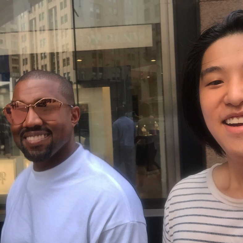 On Sight! Kanye West Rocks $370 Sunglasses from Prada's Women's Collection