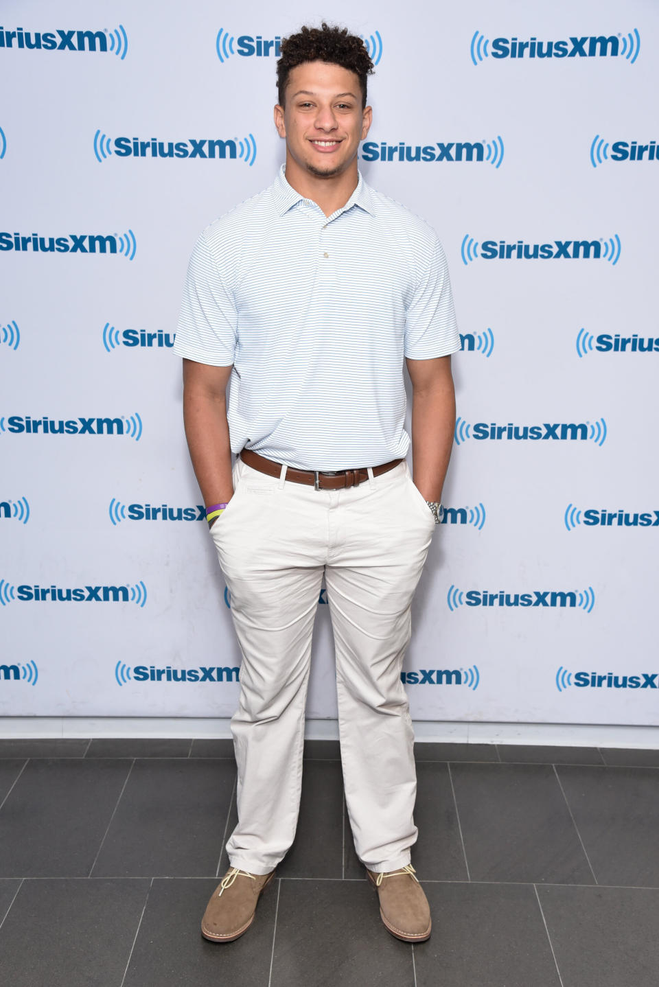 Mahomes at SiriusXM Studios in New York City on on April 25, 2017.