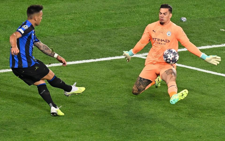 Ederson made three vital saves on a night when Man City failed to find top gear - AFP/Yasin Akgul 