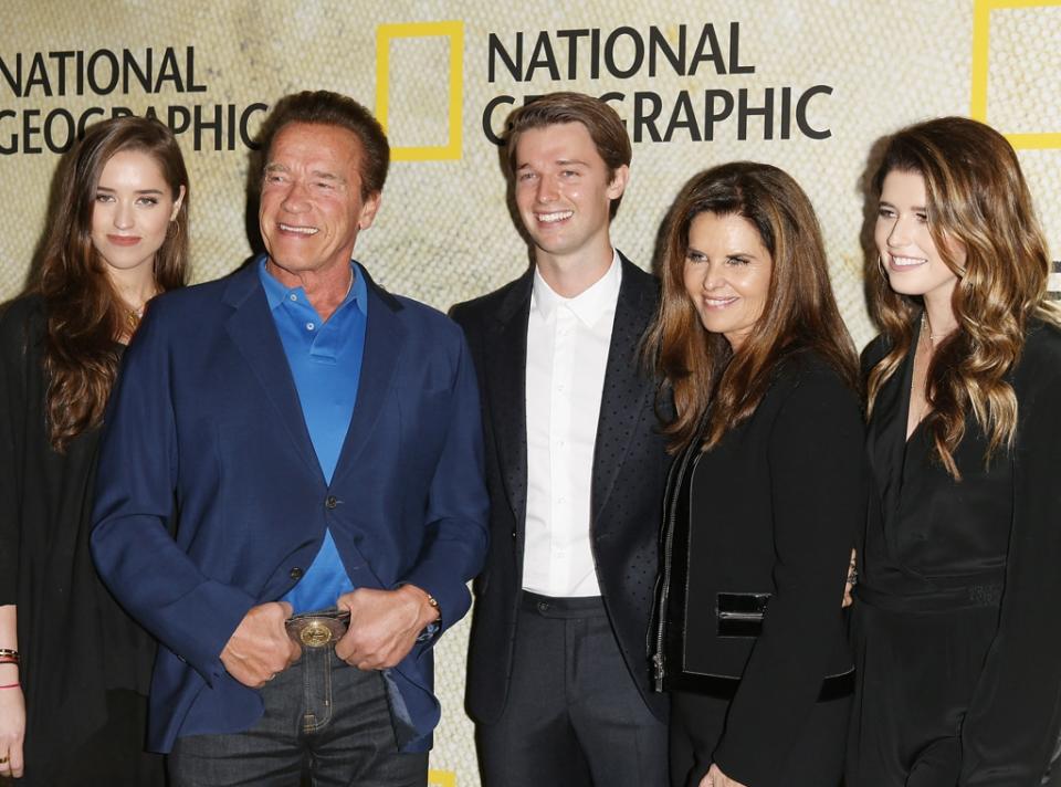 Christina Schwarzenegger, Arnold Schwarzenegger, Patrick Schwarzenegger, Maria Shriver, Katherine Schwarzenegger