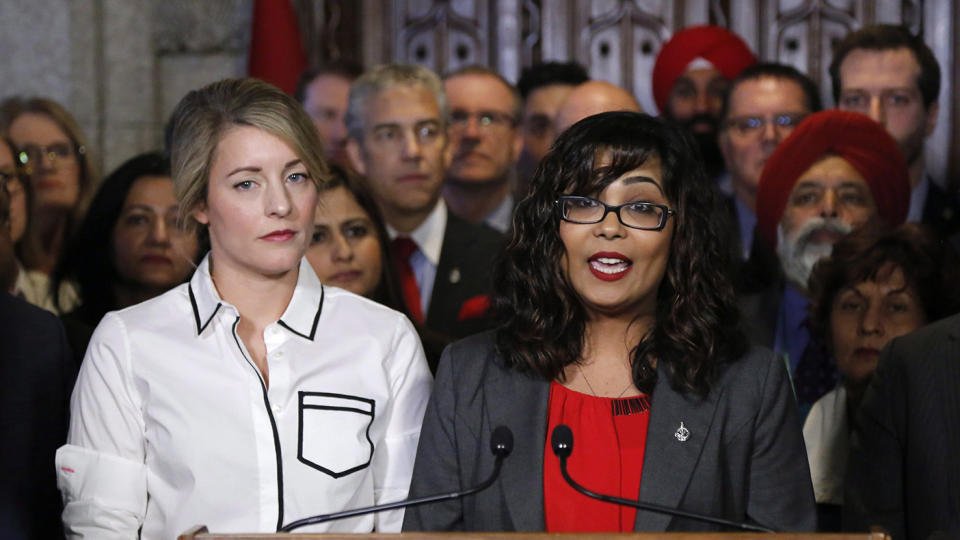 Liberal MP Iqra Khalid’s motion to condemn Islamophobia has divided MPs. Photo from CP