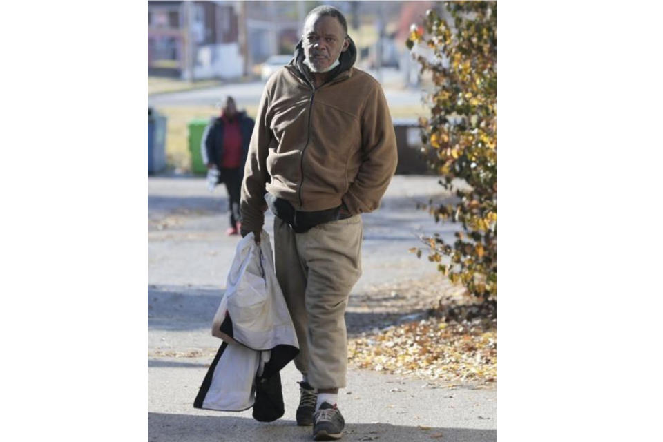 This undated image provided by Missouri State Highway Patrol shows Frederick Caruthers. St. Louis police are requesting assistance locating Caruthers, 61, a former resident of the Northview Village Nursing Home. Missouri State Highway Patrol issued an endangered silver advisory for Caruthers Wednesday, Jan. 3, 2024. (Missouri State Highway Patrol via AP)