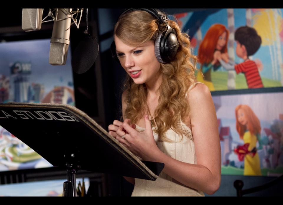 In this film image released by Universal Pictures, Taylor Swift voices the character Audrey for "Dr. Seuss' The Lorax." (AP Photo/Universal Pictures, Sam Urdank)