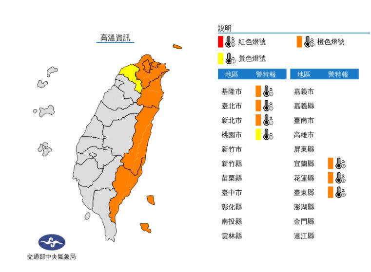 快新聞／好熱！ 花蓮縱谷明午前高溫上看38度 東南部恐有焚風