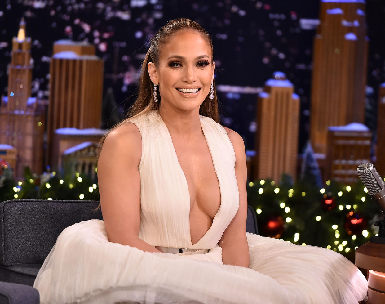 Jennifer Lopez Visits ‘The Tonight Show Starring Jimmy Fallon’ on December 11, 2018 in New York City. (Photo: Theo Wargo/Getty Images for NBC)