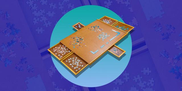 Fold-And-Go Wooden Jigsaw Puzzle Table: A Must Have for Puzzlers