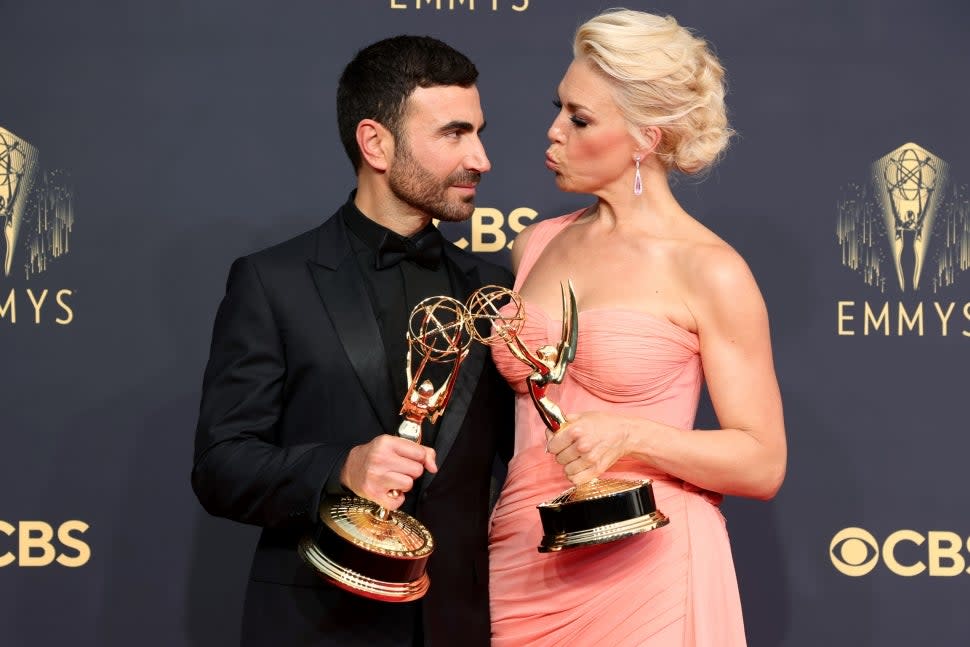 Brett Goldstein and Hannah Waddingham