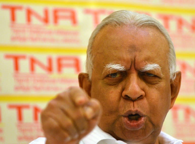 Rajavarothiam Sampanthan is the first lawmaker from the ethnic minority to lead Sri Lanka's opposition since 1983, when Tamil legislators resigned en masse