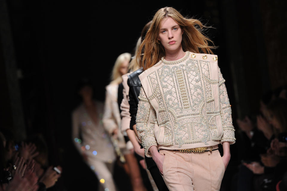 Balmain: Runway - Paris Fashion Week Womenswear Fall/Winter 2012