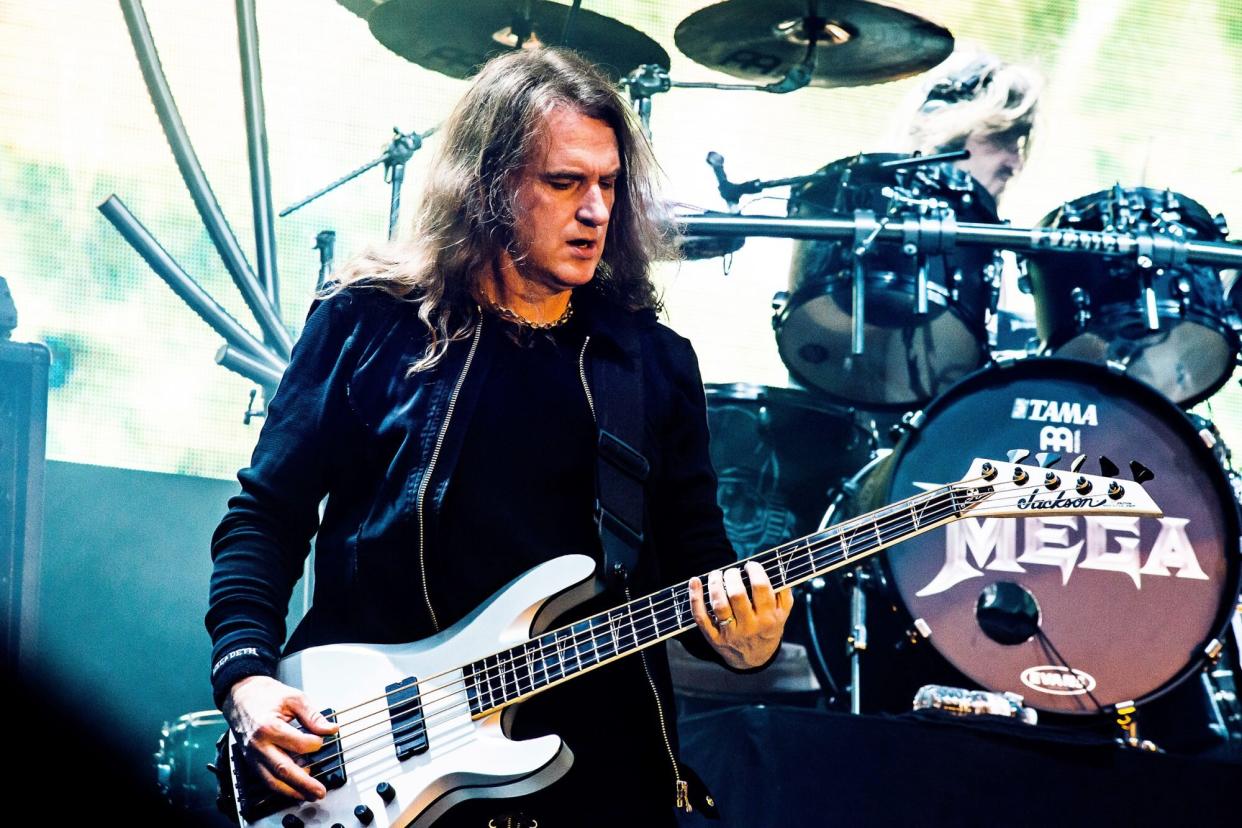 Bassist David Ellefson Of Thrash Metal Group Megadeth