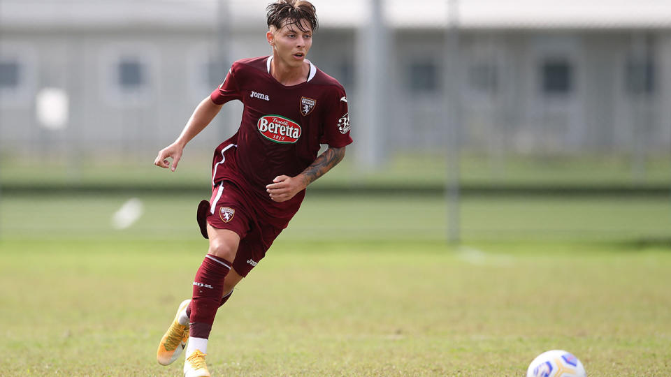 Daniel Guerini, pictured here in action for Torino FC against Spezia Calcio.