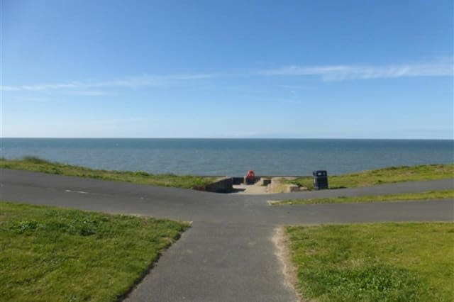 The sea view from the flat