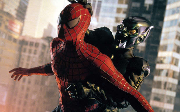 Tobey Maguire and Willem Dafoe in "Spider-Man"<p>Sony Pictures</p>