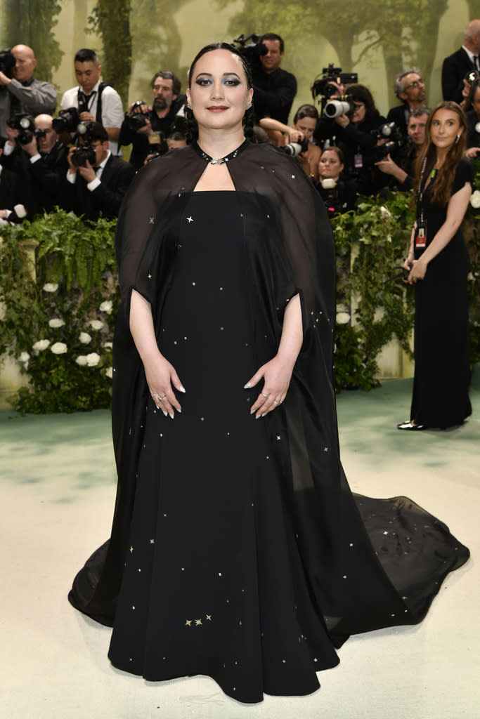 Lily Gladstone attends The Metropolitan Museum of Art's Costume Institute benefit gala.