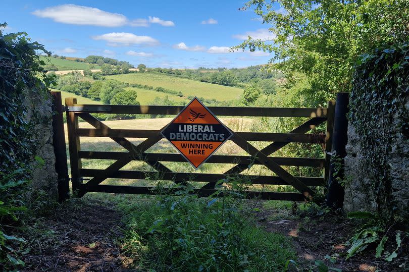 Rural Lib Dem support in Devon