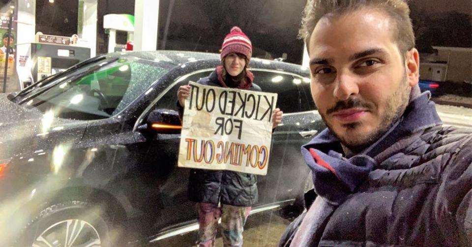 Chicago business owner Aristotle Loumis is helping a homeless transgender teen to rebound. (Photo: Facebook/Aristotle Loumis)