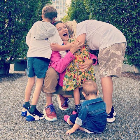 <p>Luisana Lopilato/ Instagram</p> Michael Bublé, wife Luisana Lopilato and their kids