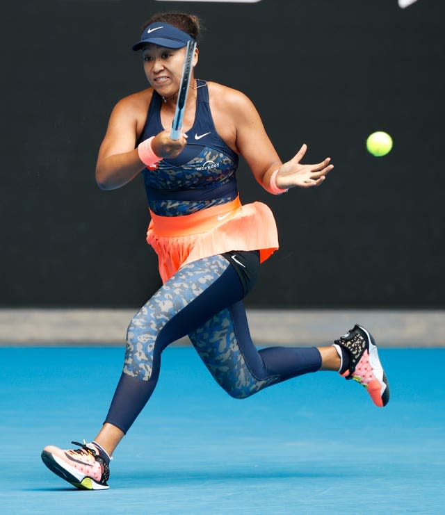 Naomi Osaka raced to victory over Anastasia Pavlyuchenkova