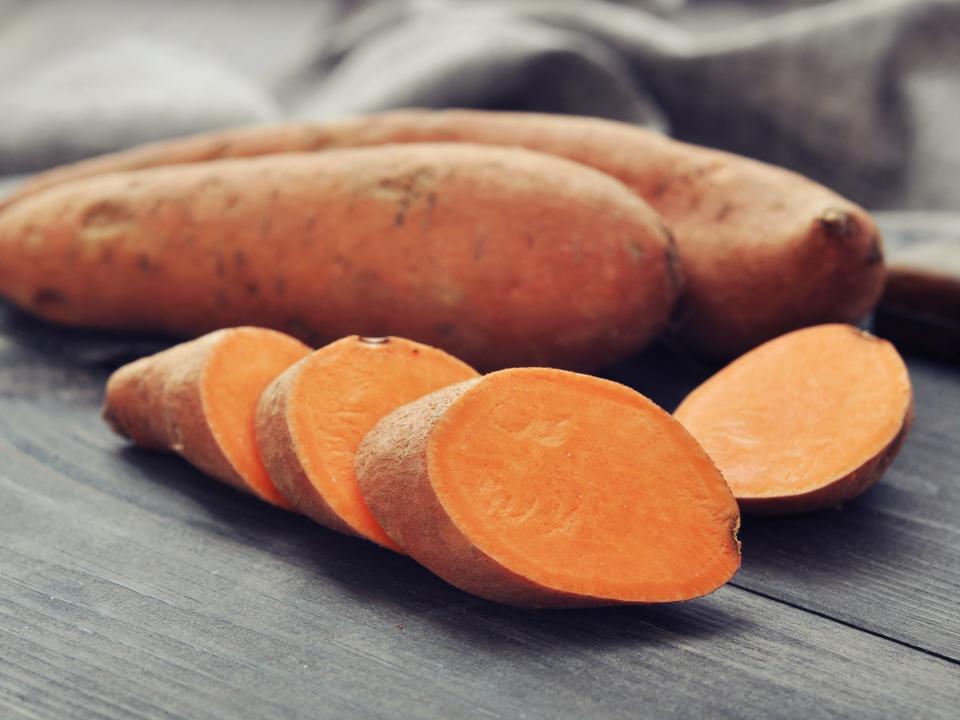 Sweet potatoes.