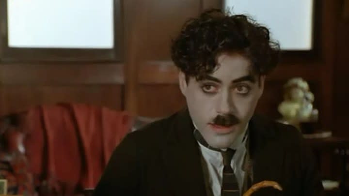 Robert Downey Jr. in Chaplin.