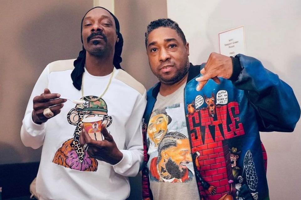 <p> Snoop Dogg/Instagram</p> Snoop Dogg and his brother Bing Worthington