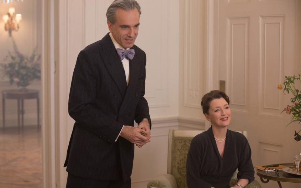 Manville alongside Daniel Day-Lewis in Phantom Thread - Laurie Sparham