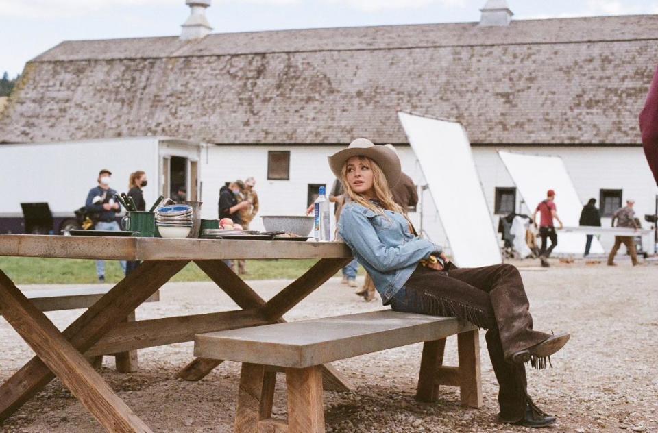 Go Behind the Scenes of Yellowstone with Hassie Harrison