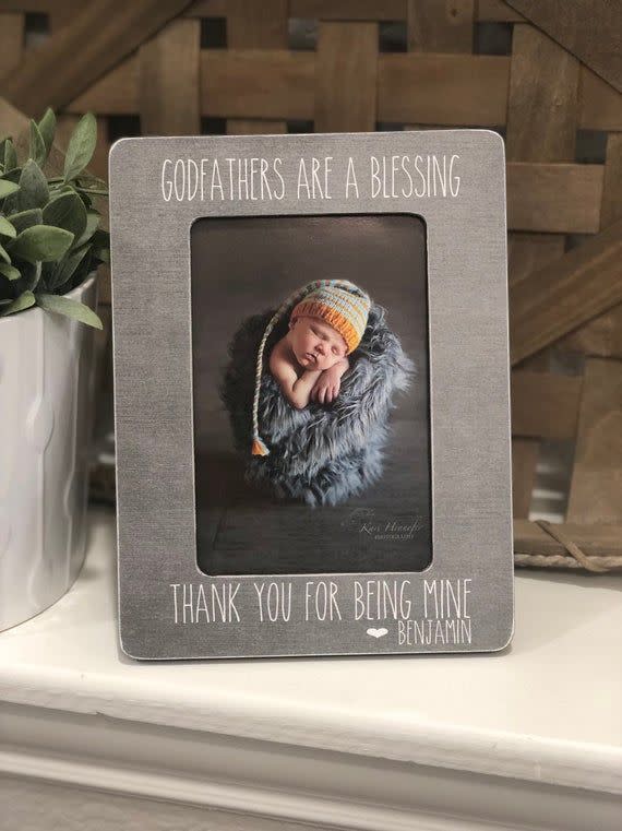 Personalized Godfather Picture Frame