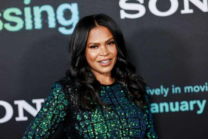  Nia Long attends the Stage 6 and Screen Gems world premiere of “Missing” on January 12, 2023 in Los Angeles, California.