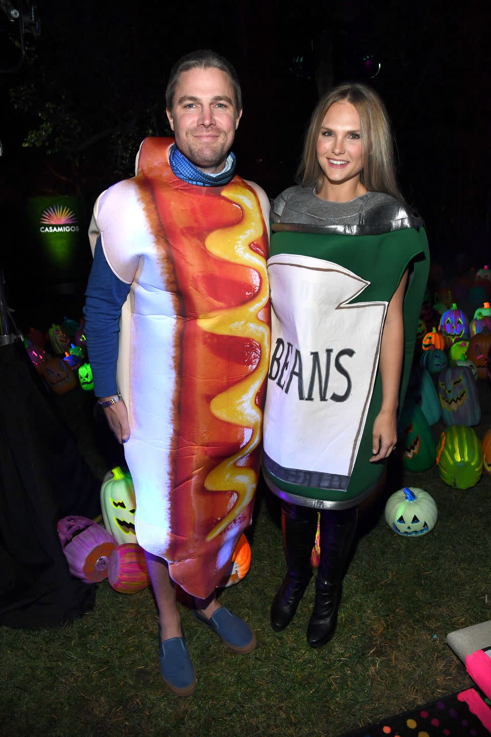 Stephen Amell and Cassandra Jean - Franks and Beans