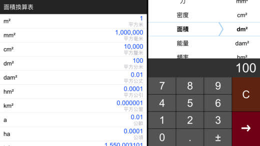 Universer Unit Converter Pro HD 簡單實用的單位換算工具，app說明由三嘻行動哇@Dr.愛瘋所提供