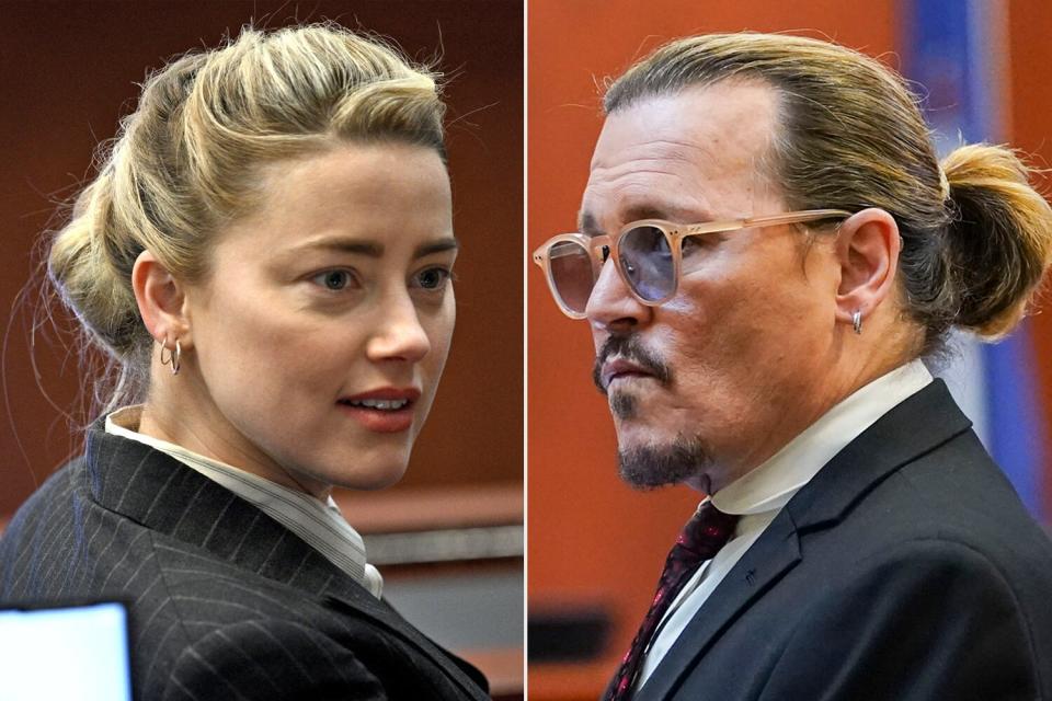 Amber Heard and Johnny Depp