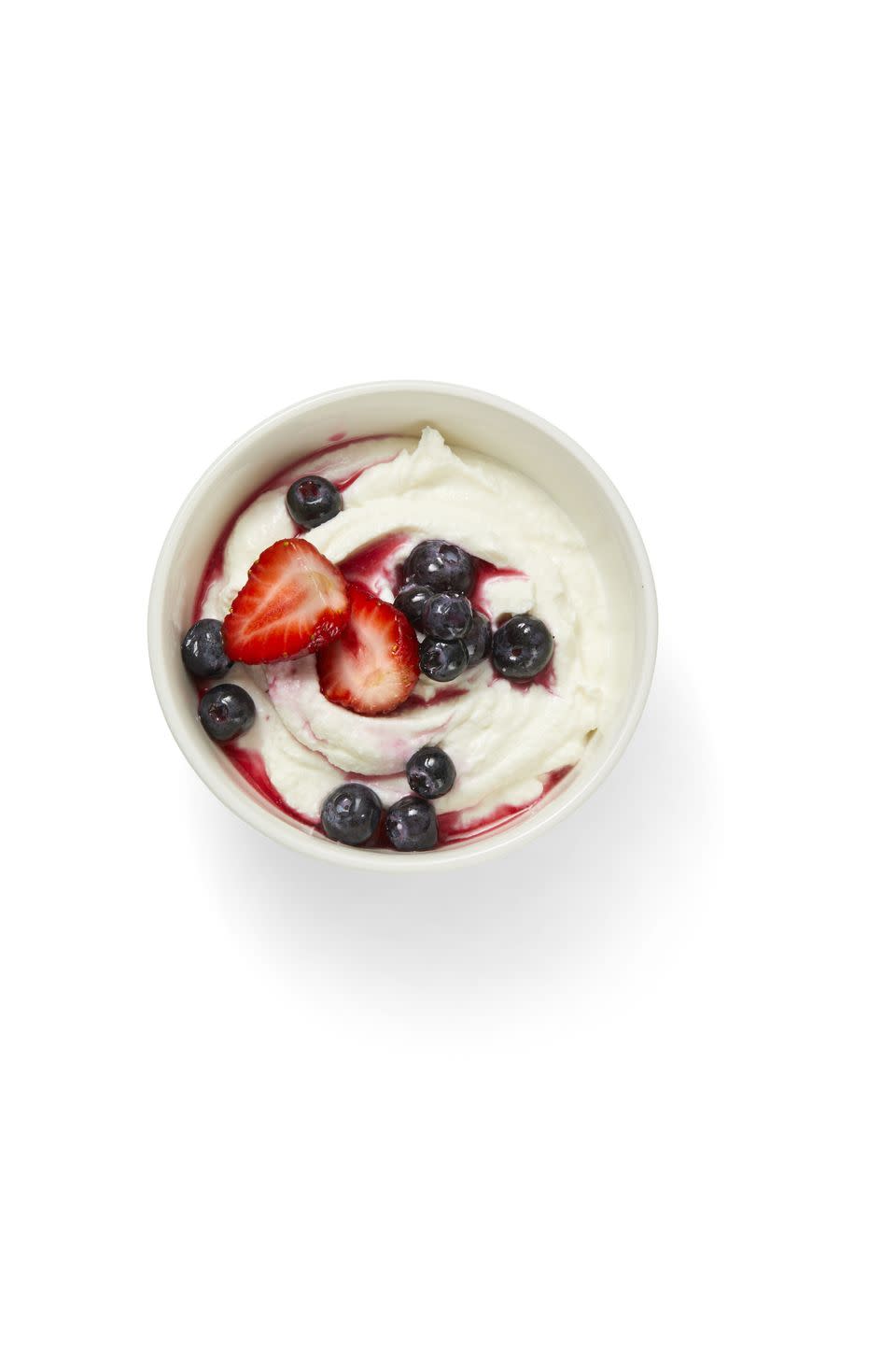 <p>In a bowl, combine ½ cup part-skim ricotta cheese, 2 tsp low-fat milk, and 1 tsp confectioners’ sugar. In a separate bowl, toss 1 cup mixed berries with ½ tsp pure vanilla extract. Serve with ricotta. </p><p><em>Serves 1</em></p>