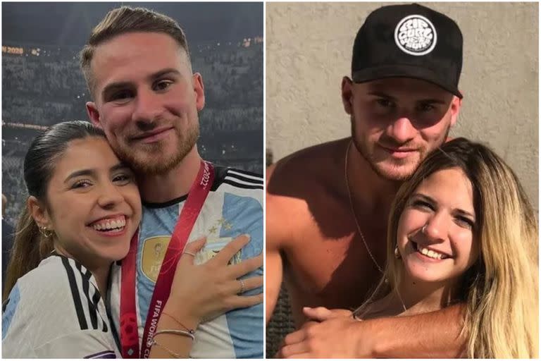 Alexis Mac Allister dejó a su novia Camila Mayán, por quien fue la mejor amiga de él desde la infancia (Foto: Instagram @camimayan/@alemacallister)