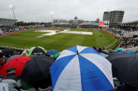 Cricket - England vs West Indies - Second One Day International - Trent Bridge, Nottingham, Britain - September 21, 2017 General view during a rain delay Action Images via Reuters/Andrew Boyers